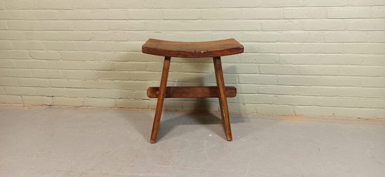 Image 1 of Vintage Japanse stijl kruk, Japandi