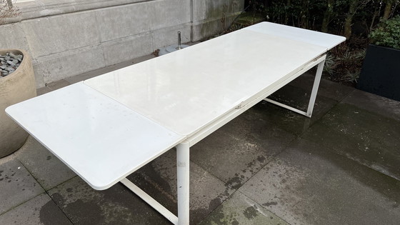 Image 1 of Fermob Biarritz tuintafel + 6 fermob Luxembourg stoelen