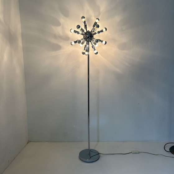 Image 1 of Spoetnik vloerlamp chroom