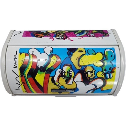 Vintage brood bewaardoos van Herman Brood
