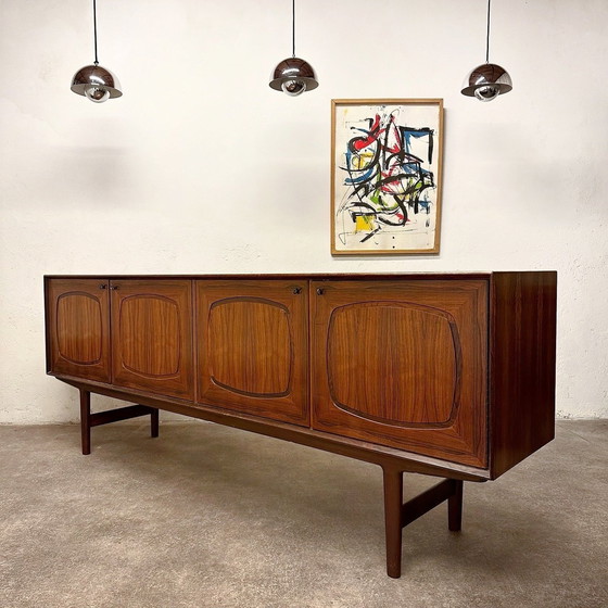 Image 1 of Rio palissander dressoir van Fredrik A. Kayser, 1960