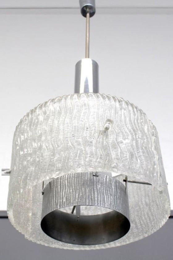 Image 1 of Plafond hanglamp, Kalmar, Mid Century Modern, Art Deco, Minimalistisch, Murano glas, Hyper Vintage, Uniek
