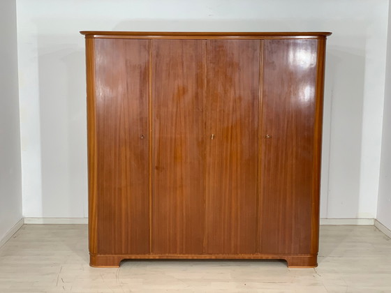 Image 1 of Mid Century kledingkast vintage