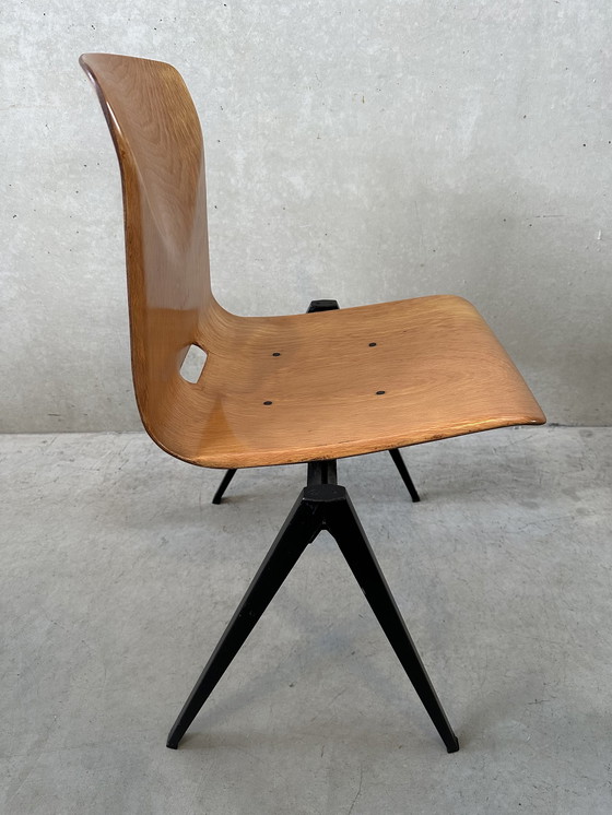 Image 1 of 6x vintage S22 Galvanitas stoelen - Wim Rietveld