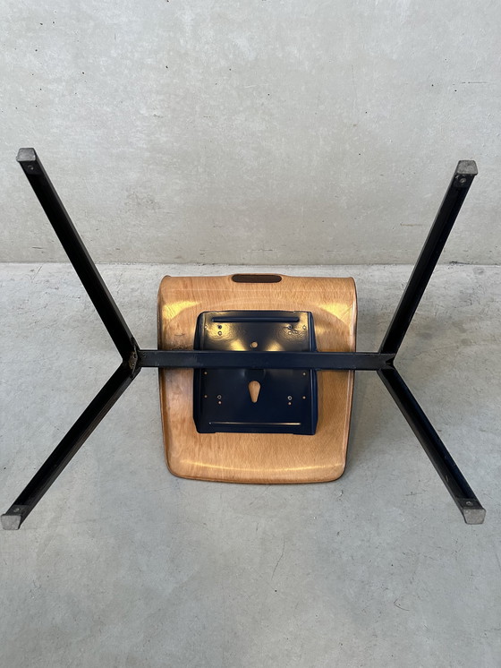 Image 1 of 6x vintage S22 Galvanitas stoelen - Wim Rietveld