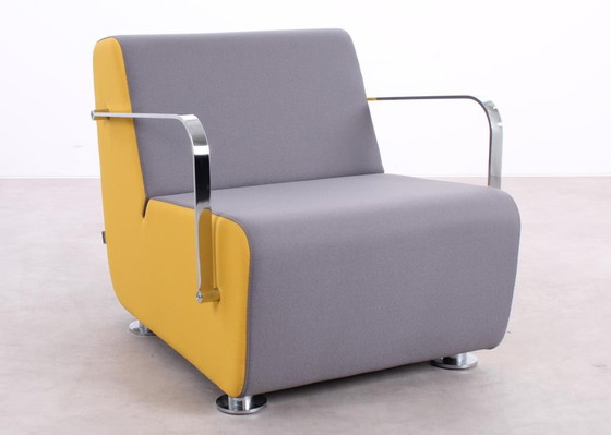 Image 1 of DeBerenn Aura fauteuil grijs/geel