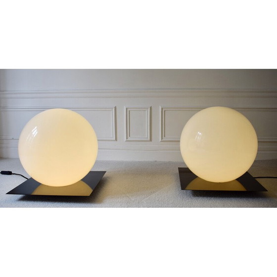 Image 1 of Paar vintage Micol lampen van Sergio Mazza en Giuliana Gramigna voor Quatrifolio, 1970