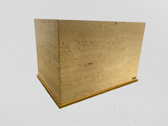 Image 1 of Travertin Salontafel Van Fedam