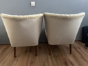 2x Vintage cocktailstoelen