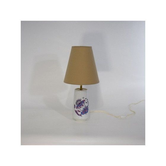 Image 1 of Vintage "acapulco" lamp van keramiek door Limoges, Frankrijk 1950