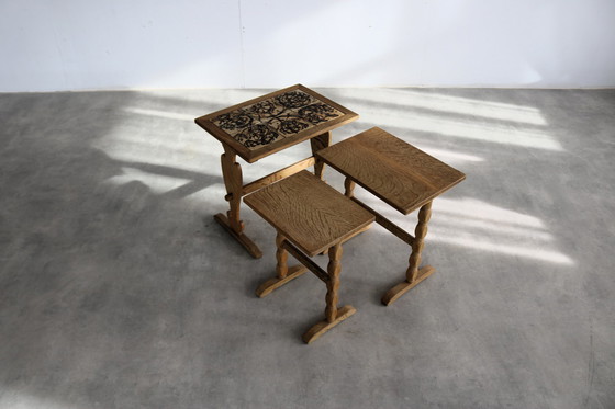 Image 1 of Vintage Deens Set Nesting Tables