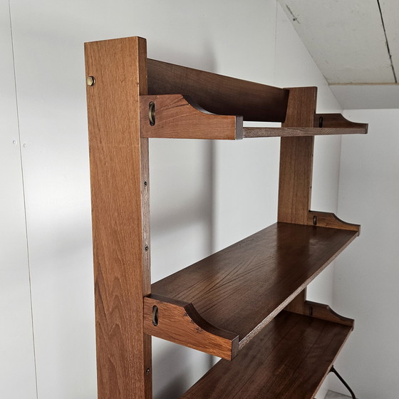 Image 1 of Vintage Italiaanse Boekenkast Met Bureau, Wallunit