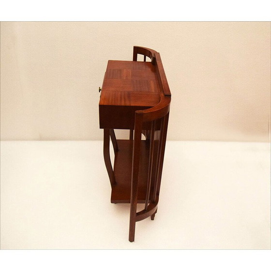 Image 1 of Vintage Art Deco walnoten salontafel, Italië 1940