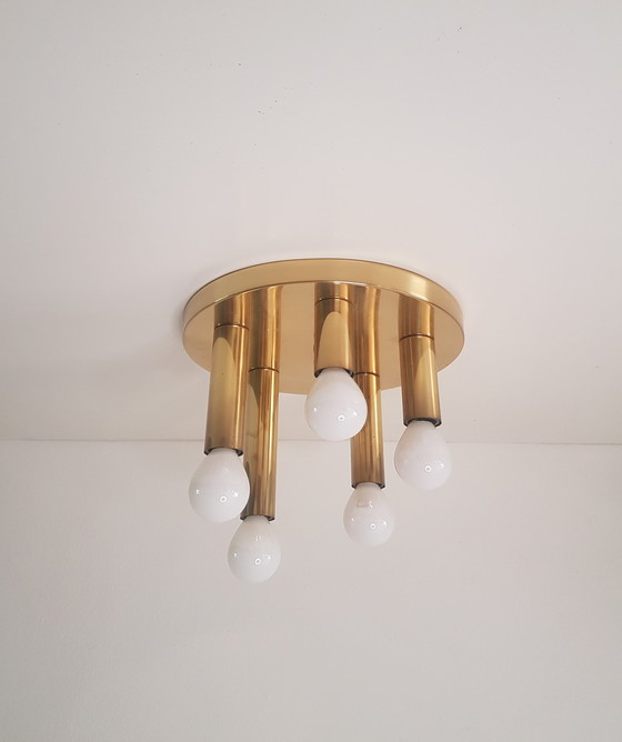 Image 1 of Mid Century modern plafondlampen van Sölken Leuchten