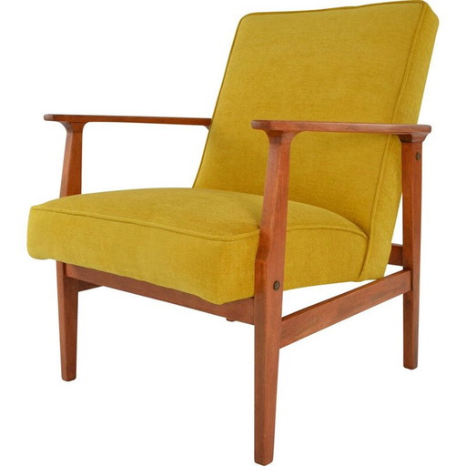 Vintage MR gele fauteuil