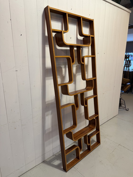 Image 1 of Roomdivider Ludvik Volak Jaren 60 Kamerscherm Beukenhout