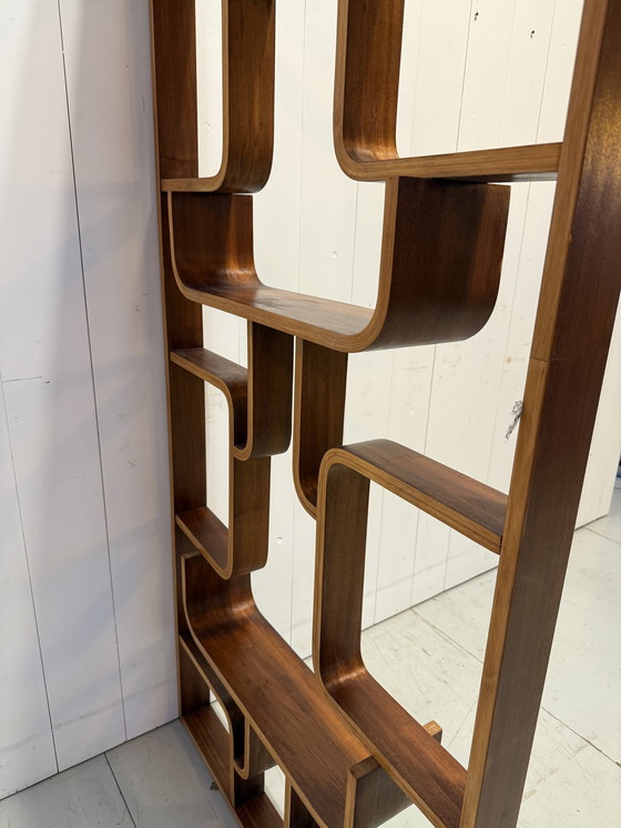 Image 1 of Roomdivider Ludvik Volak Jaren 60 Kamerscherm Beukenhout
