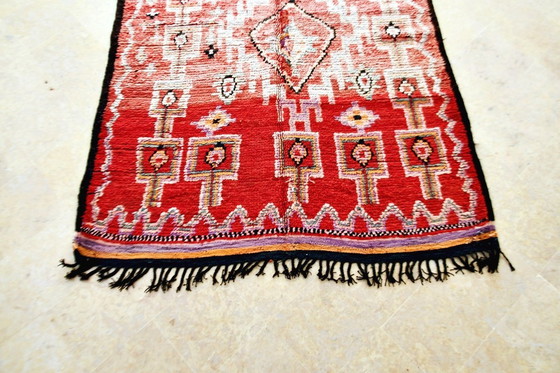 Image 1 of Marokkaans vintage Rhamna vloerkleed 376 x 176 cm