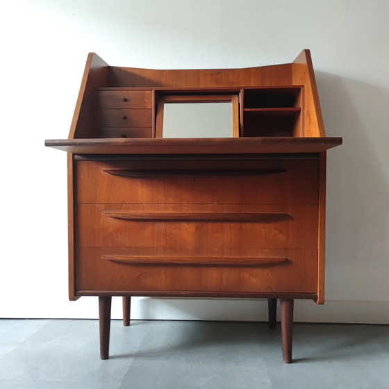 Image 1 of Vintage secretaire in teak