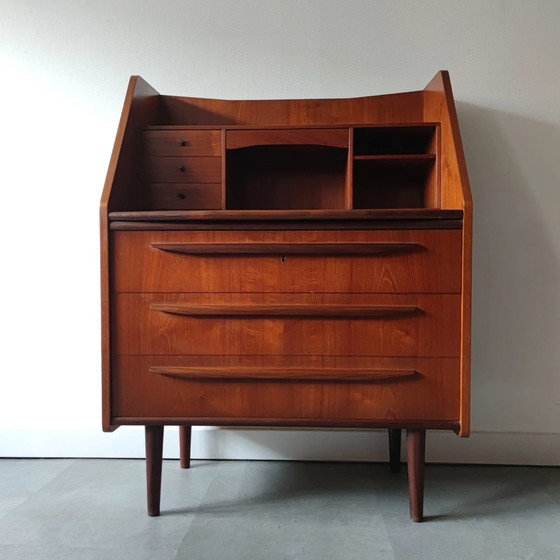 Image 1 of Vintage secretaire in teak