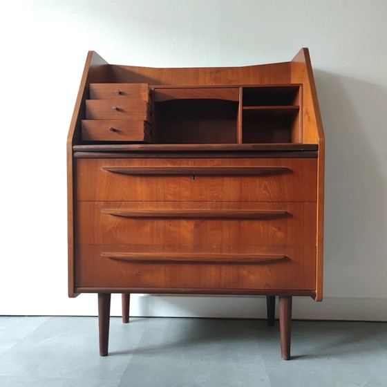 Image 1 of Vintage secretaire in teak
