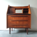 Vintage secretaire in teak