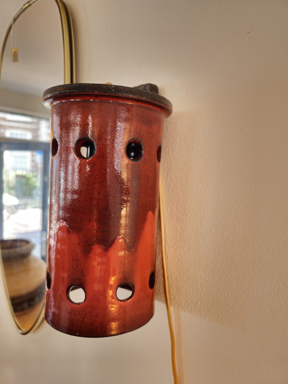 Image 1 of Vintage Keramieken Wandlamp 