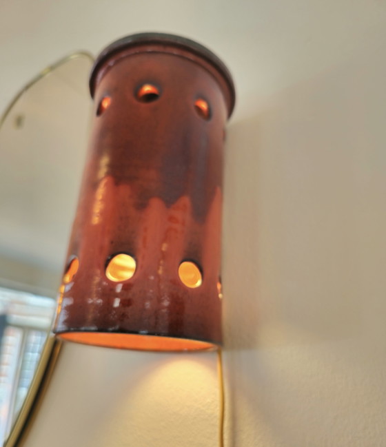 Image 1 of Vintage Keramieken Wandlamp 