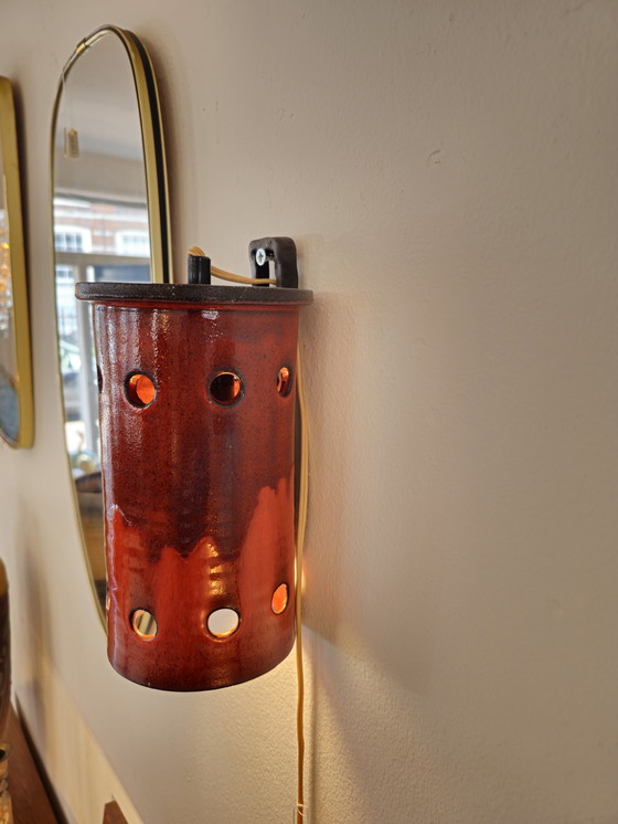 Image 1 of Vintage Keramieken Wandlamp 