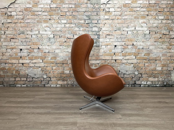 Image 1 of Fritz Hansen Egg Chair Cognac