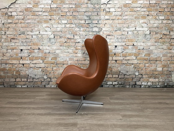 Image 1 of Fritz Hansen Egg Chair Cognac