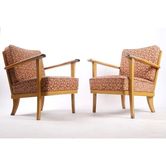 Image 1 of Vintage paar fauteuils van Thonet - jaren 1940