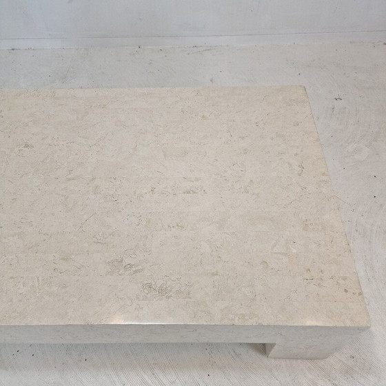 Image 1 of Vintage Mactan stenen salontafel door Magnussen Ponte, jaren 1980