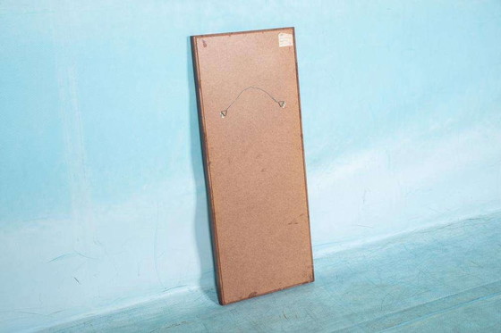 Image 1 of Minimalist spiegel teakhout, vintage design mirror Sweden