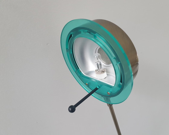 Image 1 of Vintage messing vloerlamp