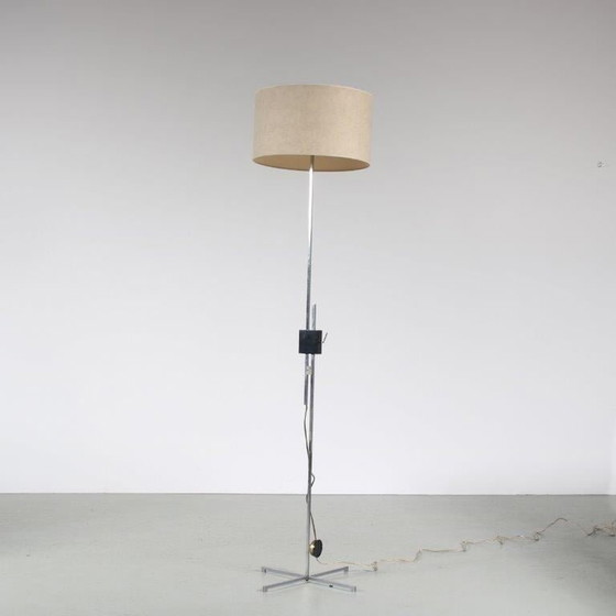 Image 1 of Hans Eichenberger vloerlamp voor Keller Metalbau, Duitsland 1950