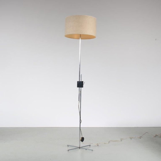 Image 1 of Hans Eichenberger vloerlamp voor Keller Metalbau, Duitsland 1950