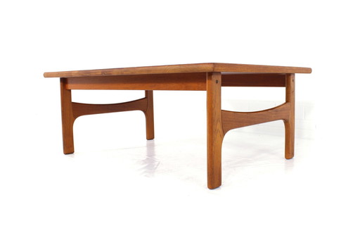 Top Deense Mid Century massief teak houten salontafel / salontafel