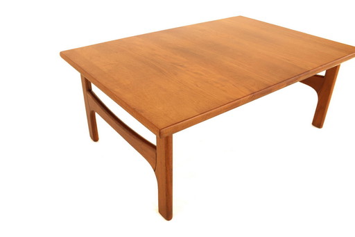 Top Deense Mid Century massief teak houten salontafel / salontafel