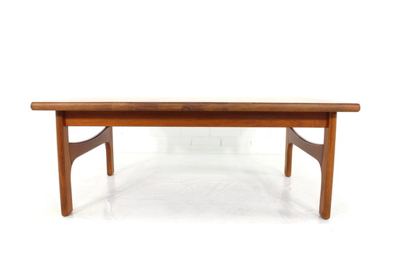 Image 1 of Top Deense Mid Century massief teak houten salontafel / salontafel