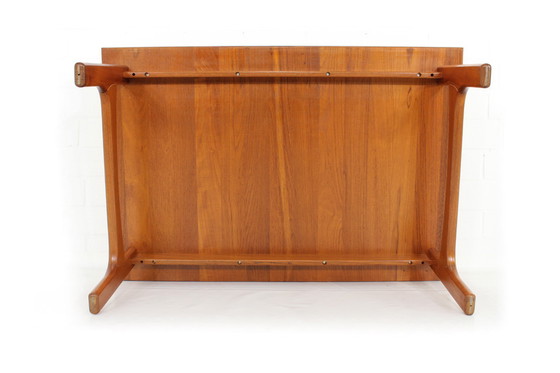 Image 1 of Top Deense Mid Century massief teak houten salontafel / salontafel