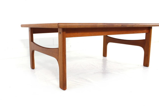 Image 1 of Top Deense Mid Century massief teak houten salontafel / salontafel