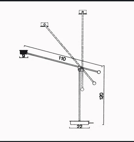 Image 1 of Stilnovo Samurai Vloerlamp