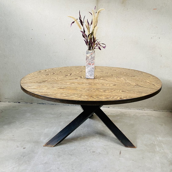 Image 1 of Gerard Geytenbeek Mid-Century Wenge Eetkamertafel 