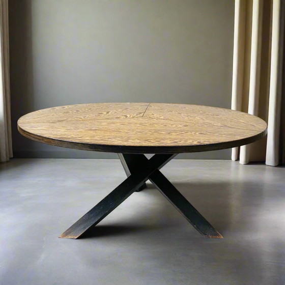 Image 1 of Gerard Geytenbeek Mid-Century Wenge Eetkamertafel 