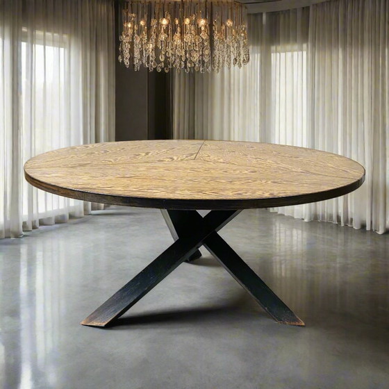 Image 1 of Gerard Geytenbeek Mid-Century Wenge Eetkamertafel 