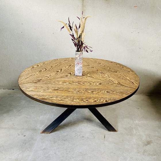 Image 1 of Gerard Geytenbeek Mid-Century Wenge Eetkamertafel 