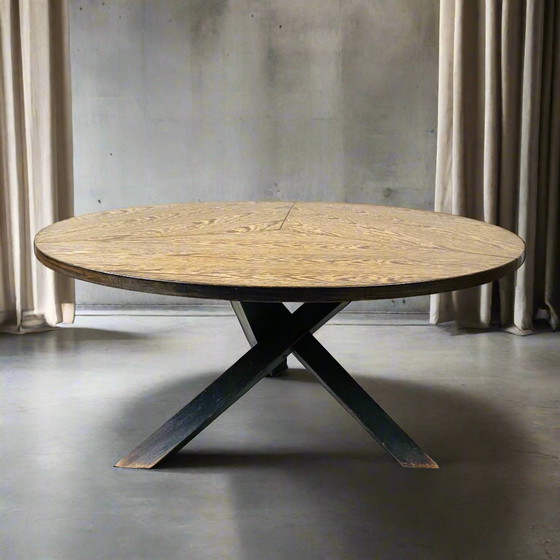 Image 1 of Gerard Geytenbeek Mid-Century Wenge Eetkamertafel 