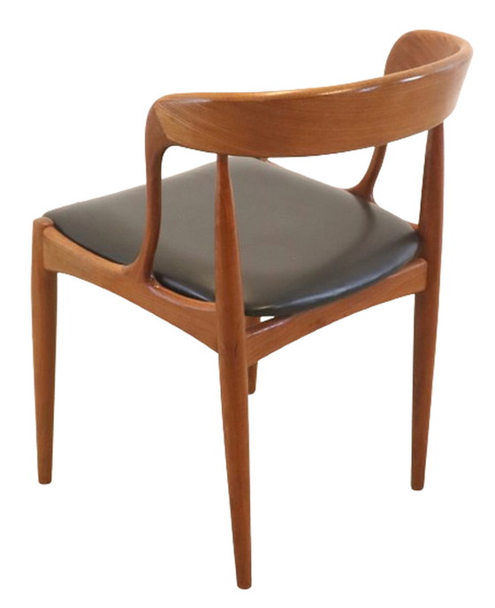 Image 1 of 6x Johannes Andersen voor Uldum stoelen eetkamerstoelen vintage
