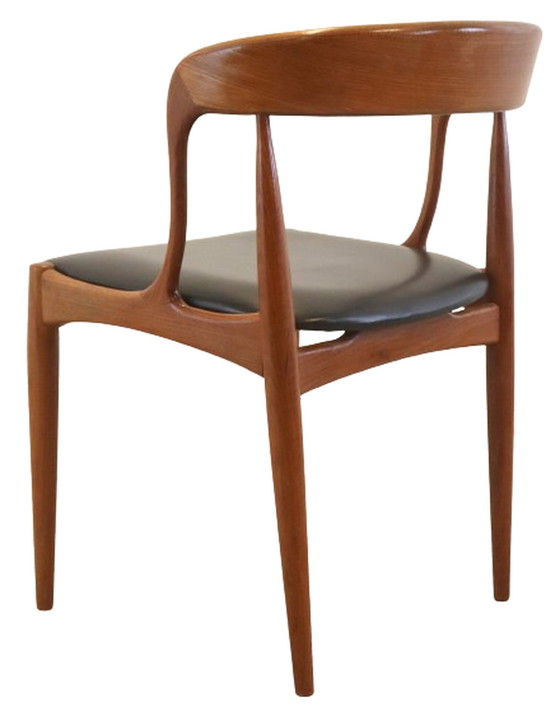 Image 1 of 6x Johannes Andersen voor Uldum stoelen eetkamerstoelen vintage